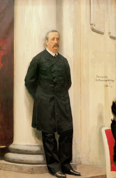 Retrato de Alexander Borodin de Ilya Efimovich Repin