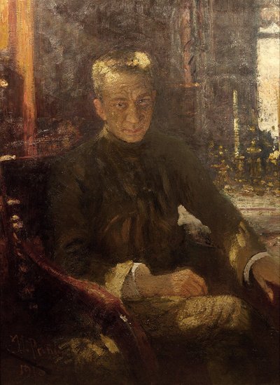 Retrato de Alexander Kerensky 1881-1970, 1917-1918 de Ilya Efimovich Repin