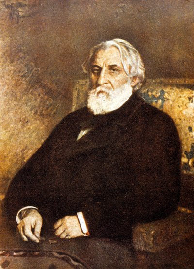 Retrato de Ivan Sergeevich Turgenev (1818-83) de Ilya Efimovich Repin