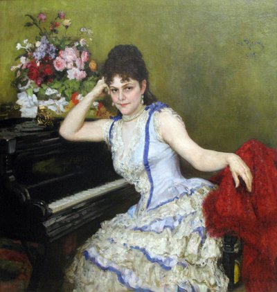 Retrato de S.I. Menter de Ilya Efimovich Repin