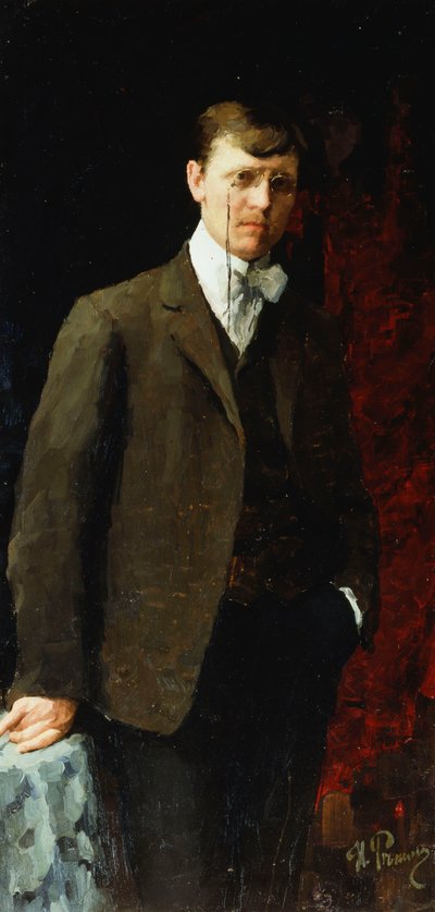 Retrato de un hombre, posiblemente Ivan Georgievich Drozdov de Ilya Efimovich Repin