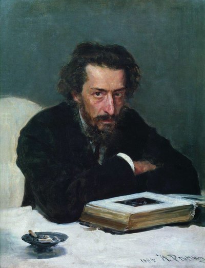Retrato del compositor Pavel Ivanovich Blaramberg, 1884 de Ilya Efimovich Repin