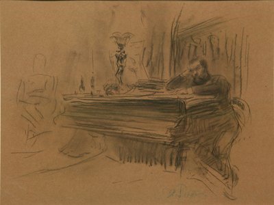 Retrato del compositor Aleksey Fedorovich Kal, 1906 de Ilya Efimovich Repin