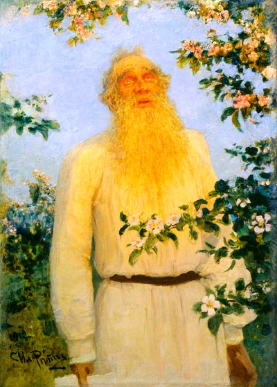 Retrato del autor Leo N Tolstoy de Ilya Efimovich Repin