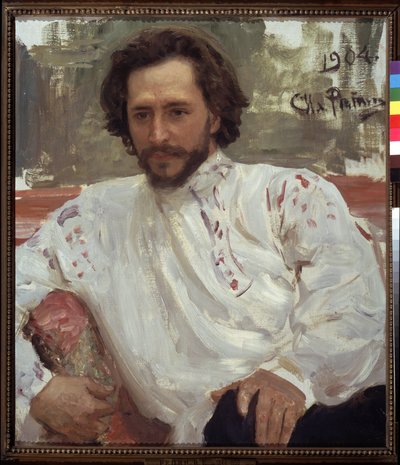 Retrato del escritor Leonid Andreiev de Ilya Efimovich Repin