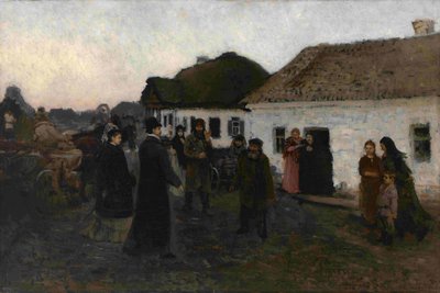 Volviendo a casa, 1876-1877 de Ilya Efimovich Repin