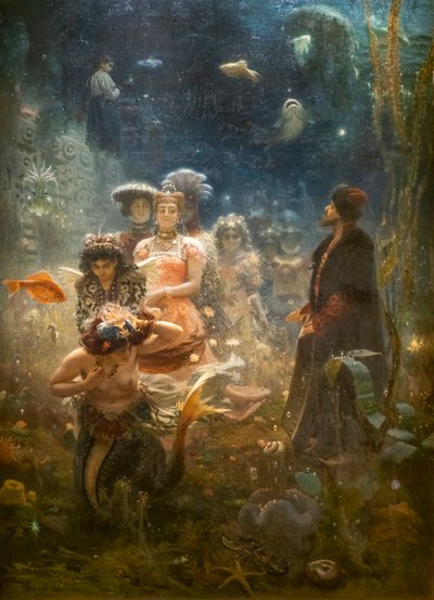 SADKO EN EL REINO SUBMARINO de Ilya Efimovich Repin