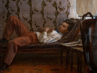 Alumnas que se preparan para un examen (detalle) de Ilya Efimovich Repin