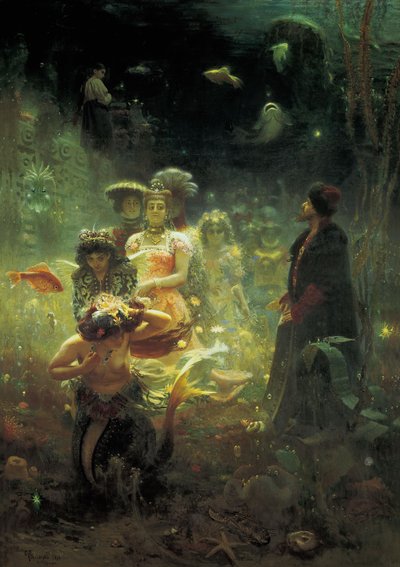 Sadko en el Reino Submarino de Ilya Efimovich Repin