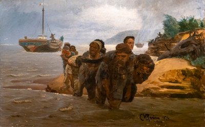 TORRES CRUZANDO UN FORD de Ilya Efimovich Repin