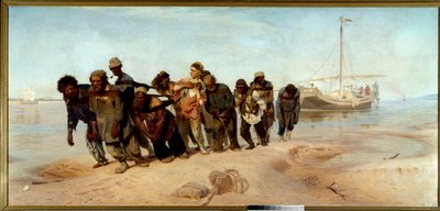 Los barqueros del Volga de Ilya Efimovich Repin