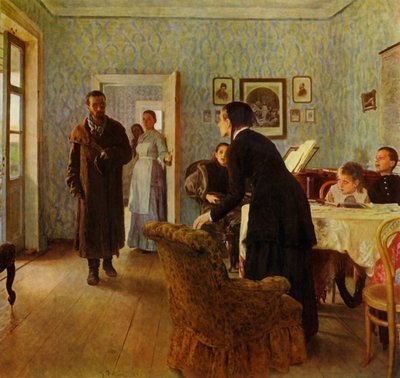 Regreso Inesperado, 1884, 1965 de Ilya Efimovich Repin
