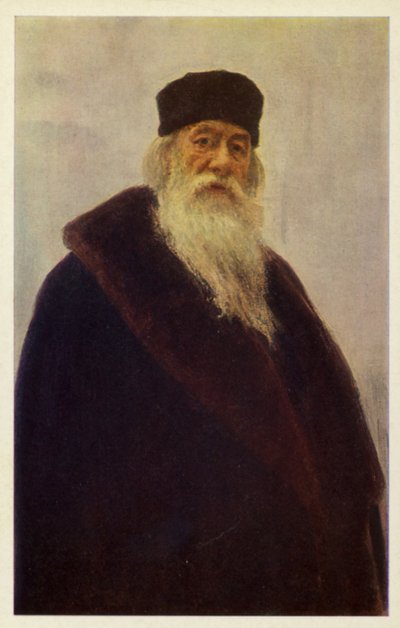 Vladimir Stasov, crítico de música y arte ruso de Ilya Efimovich Repin