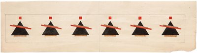 Boceto para una composición suprematista, 1922 de Ilya Grigorevich Chashnik