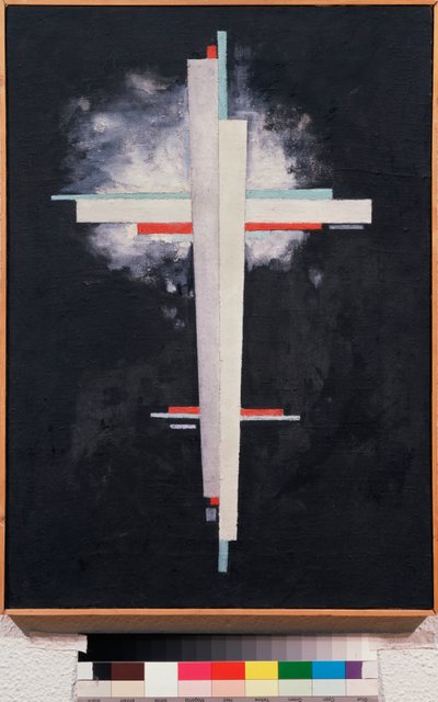 Suprematismo - Suprematismo - Pintura de Ilya Grigoryevich Chashnik (Ilia Tchachnik) (1902-1929), óleo sobre lienzo de Ilya Grigorevich Chashnik
