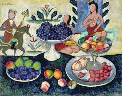 Naturaleza muerta de frutas, 1913 de Ilya Ivanovich Mashkov