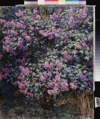 Lila. Pintura de Ilya (Ilia) Semenovich Ostroukhov (1858-1929), óleo sobre lienzo de Ilya Ostrouhov