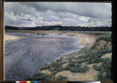 Viento del norte (Siverko). Pintura de Ilya (Ilia) Semenovich Ostroukhov (1858-1929), óleo sobre lienzo de Ilya Ostrouhov