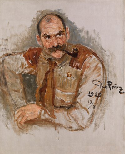 Retrato del artista Akseli Gallen-Kallela 1865-1931, 1920 de Ilya Efimovich Repin