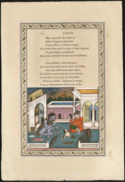 La ratona convertida en doncella, 1837-1839 de Imam Bakhsh Lahori