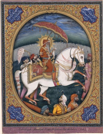 Maharajá Ranjit Singh, 1841 de Imam Bakhsh Lahori