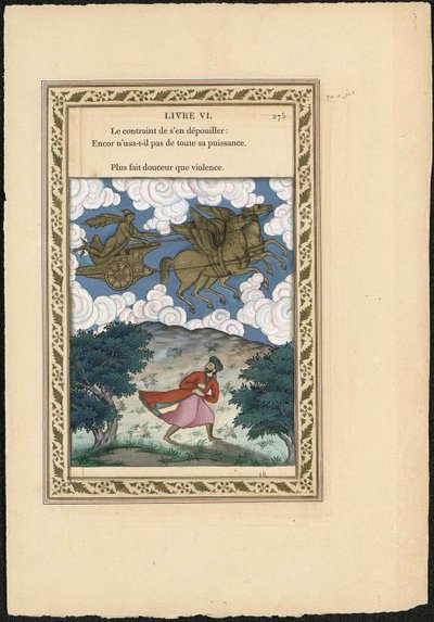 Febo y Bóreas, 1837-1839 de Imam Bakhsh Lahori
