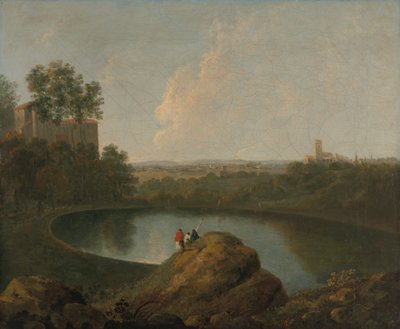 Cabeza del lago Nemi de Imitator of Richard Wilson RA