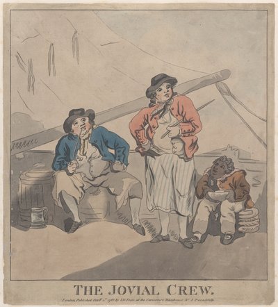 La tripulación jovial, 1 de octubre de 1786 de Imitator of Thomas Rowlandson.