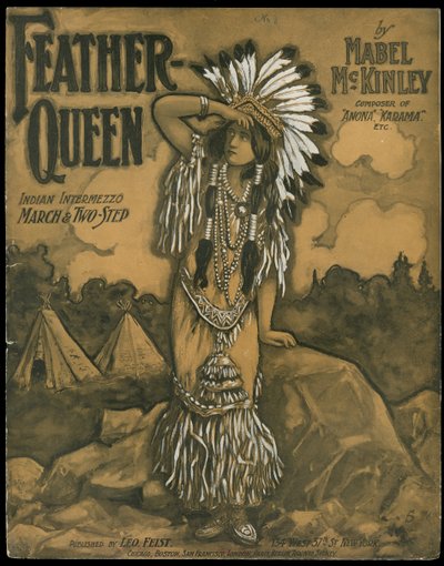 Reina pluma, c.1770-1959 (grabado) de Inc. Leo Feist