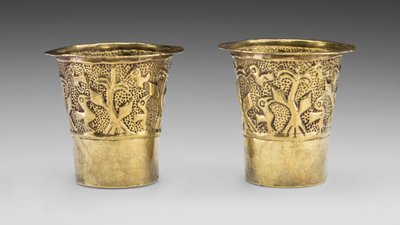 Par de Vasos que Representan Pájaros en un Campo de Maíz, 1100-1438 d.C. de Incan