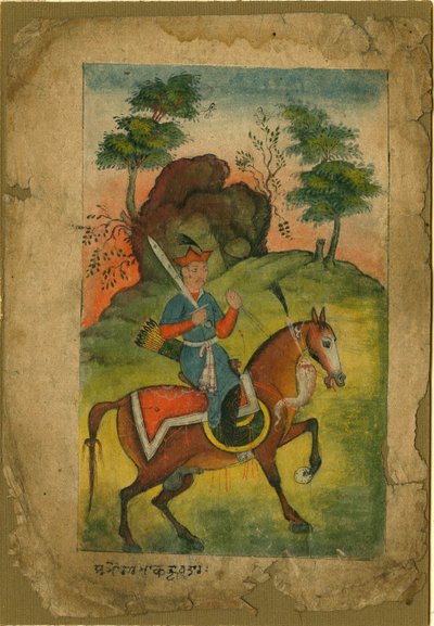 Jinete armado indio de Indian Art