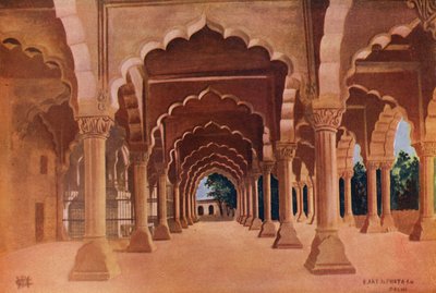 Diwan Am, Fuerte de Delhi (foto en color) de Indian photographer