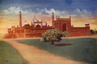 Jama Musjid, Delhi (foto en color) de Indian photographer