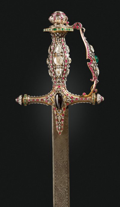 Una Espada Ceremonial del Nizam de Hyderabad de Indian School