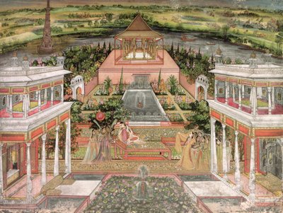 Una princesa mogol en su jardín de Indian School