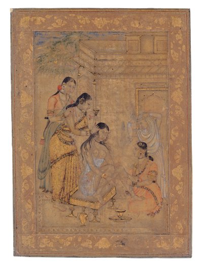 El tocador de una joven de Indian School
