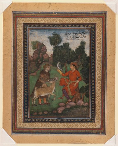 Un halconero y un guardabosques de Indian School
