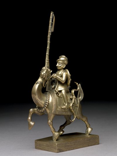 Un hombre con arcabuz montando un camello, Vizagapatam, c.1795 de Indian School