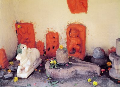 Un santuario de una capilla en el Ganges de Indian School