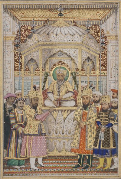 Bahadur Shah II en Darbar de Indian School