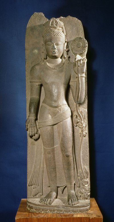 Bodhisattva Padmapani, Nalanda, Bihar, Dinastía Pala de Indian School