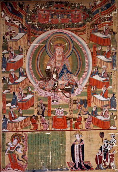 Budismo: El Bodhisattva Ti-tsang, Maestro de las Seis Condiciones y Diez Reyes del Infierno de Indian School