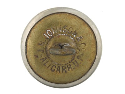 Botón, Rifles Voluntarios de Bombay, 1901-1947 de Indian School