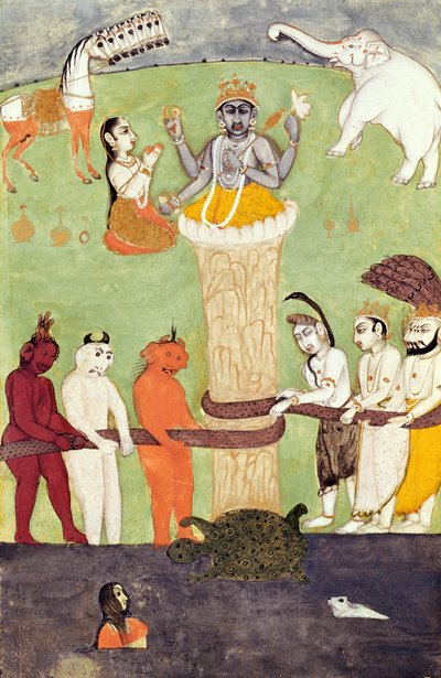 Batido del Mar de Leche, siglos XV-XVII de Indian School