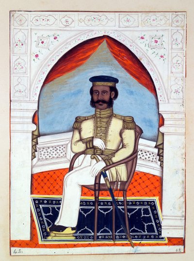 Coronel Dhunkal Singh, del Reino del Punjab, sus Gobernantes y Jefes, volumen II de Indian School