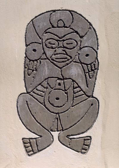 Copia de un motivo indígena taíno de Indian School