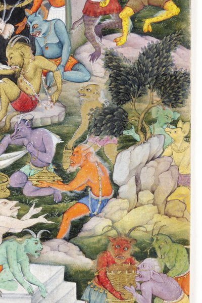 (detalle) Demonios en un paisaje salvaje de Indian School