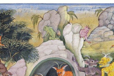 (detalle) Demonios en un paisaje salvaje de Indian School