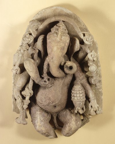 Figura de Ganapati, Dinastía Chandella de Indian School