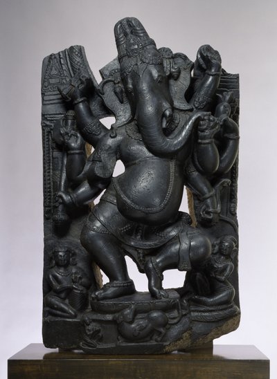 Ganesha (esquisto de biotita moscovita) de Indian School